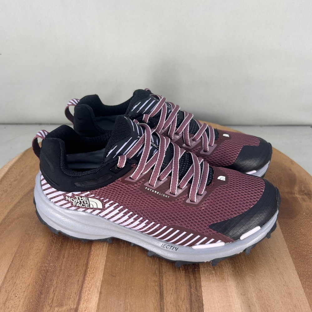 The North Face Womens VECTIV Fastpack FUTURELIGHT Shoes Burgundy Size 7.5